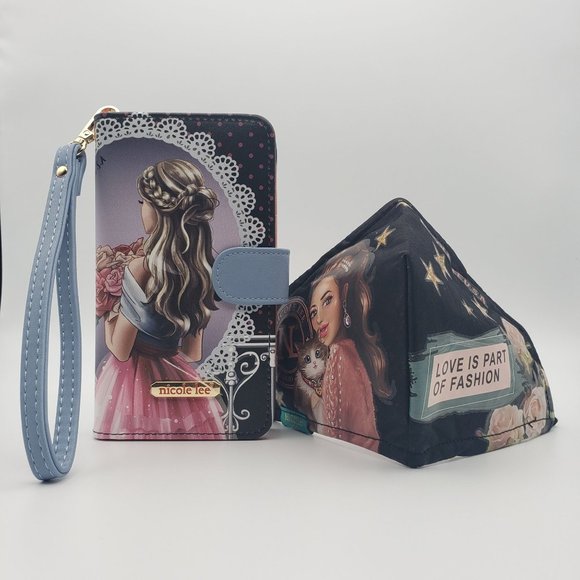 Nicole Lee Signature Print Phonecase with matching print facemask - Picture 9 of 14